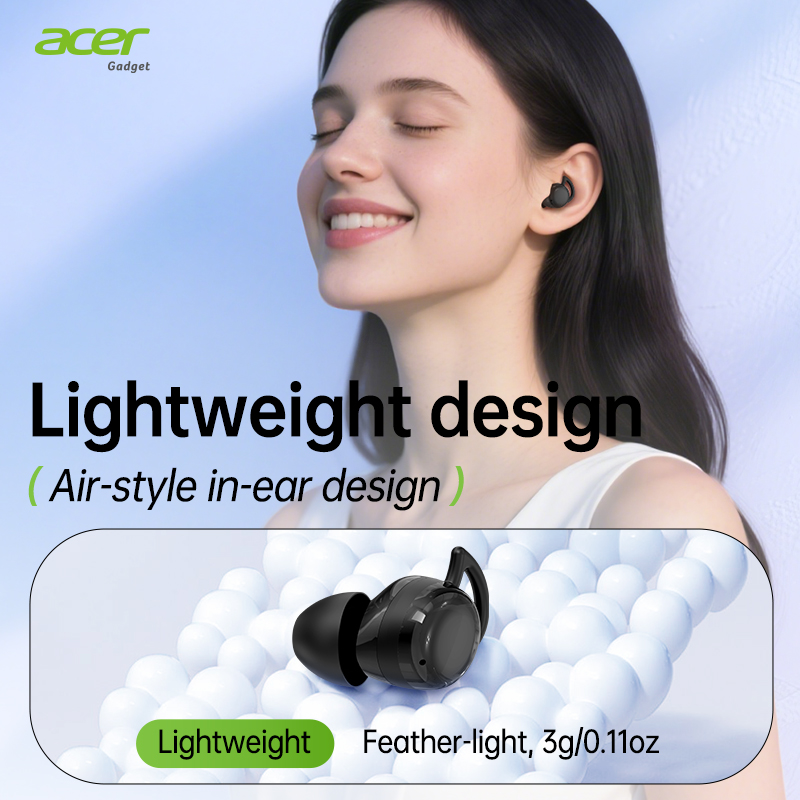 Sports Earphone Hook - Acer OHR557 Auto Pair Bluetooth Earbuds