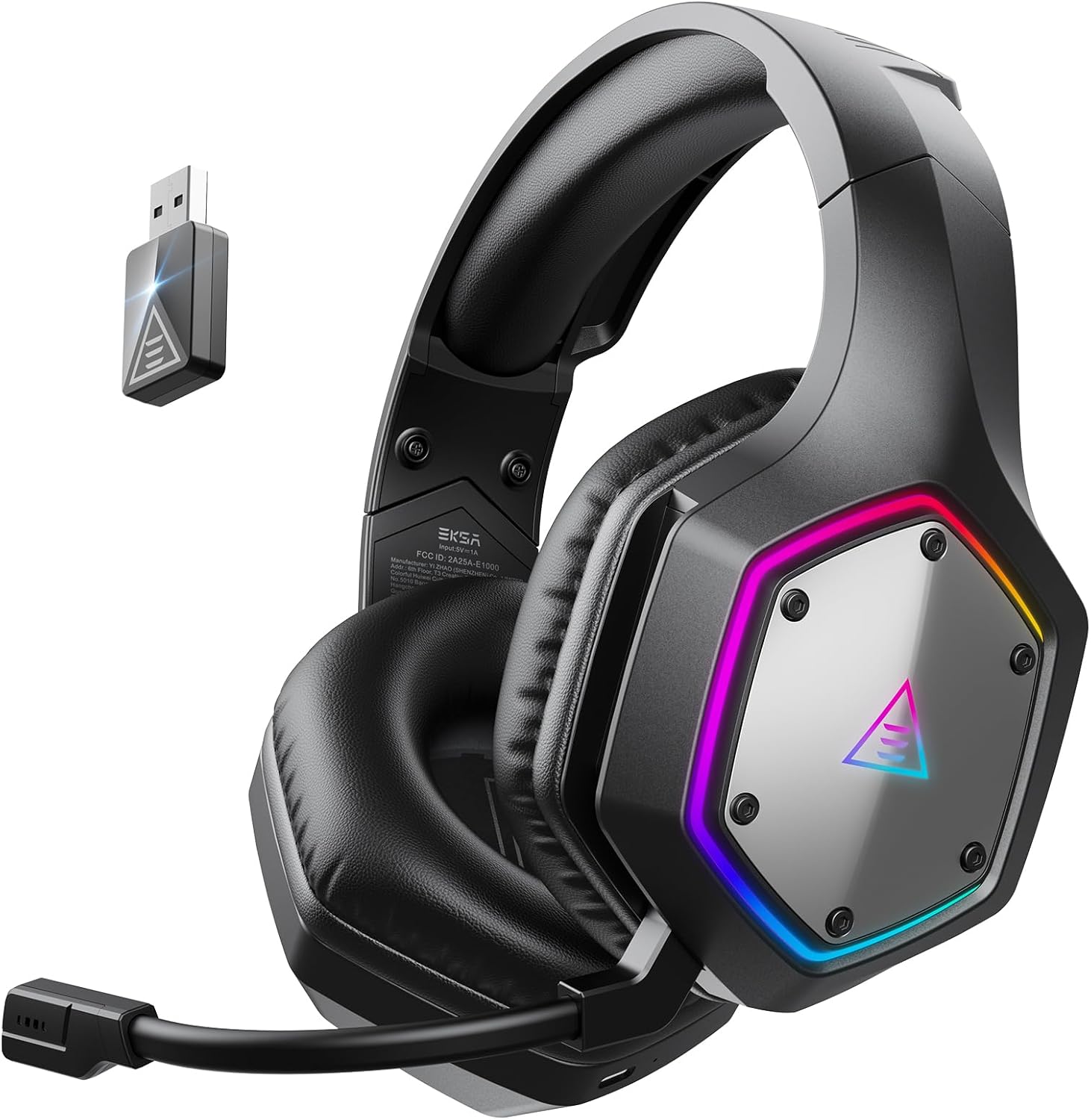 2.4GHz Wireless Gaming Headset - đánh giá và giá Gaming Headset Rgb