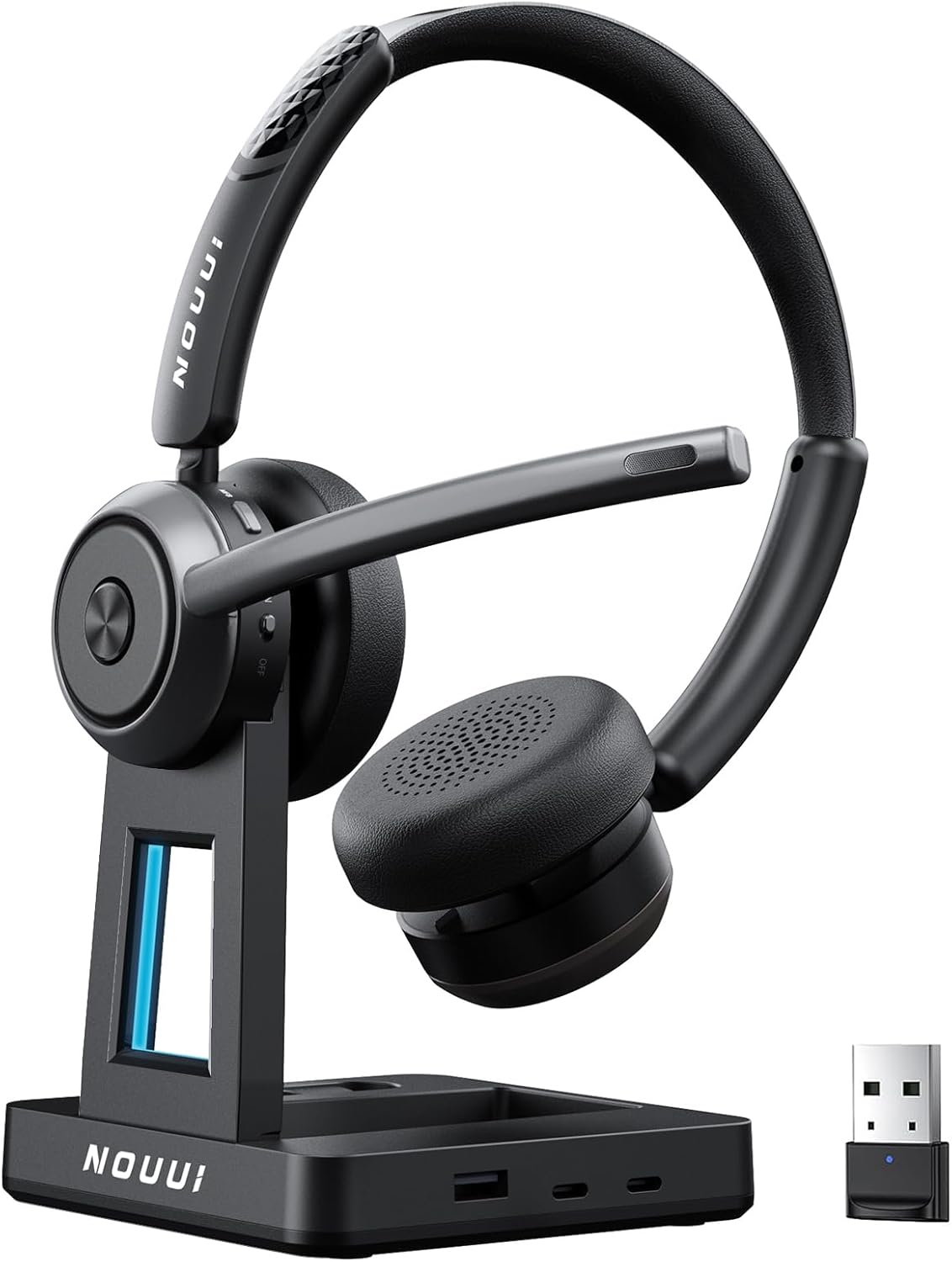 Wireless Headset with Mic for  - đánh giá và giá Noise Cancelling Headphone
