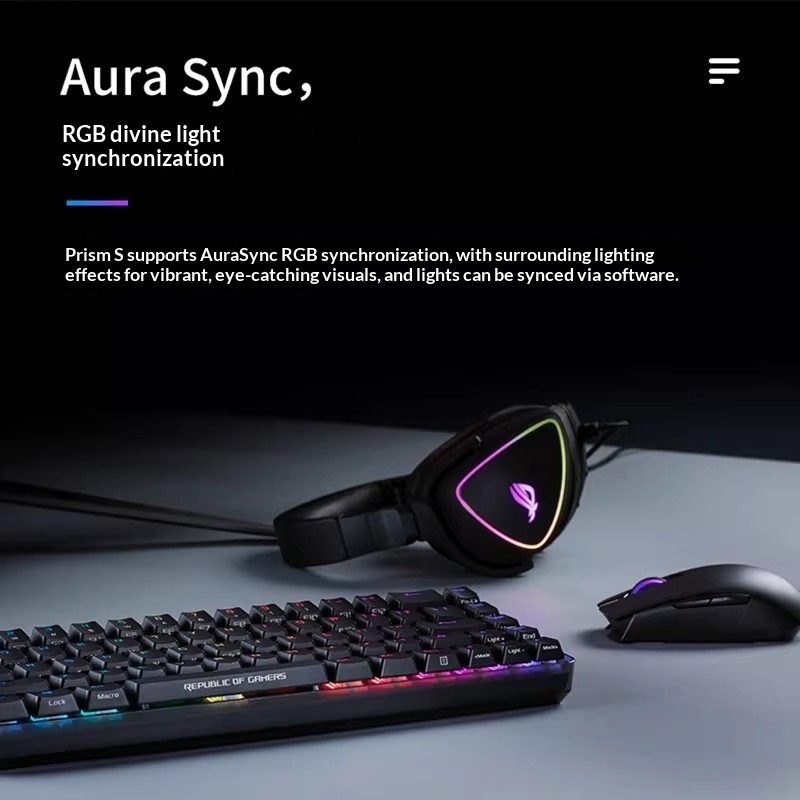 ROG Prism Lightweight Over-Ear - đánh giá và giá Gaming Headset Rgb