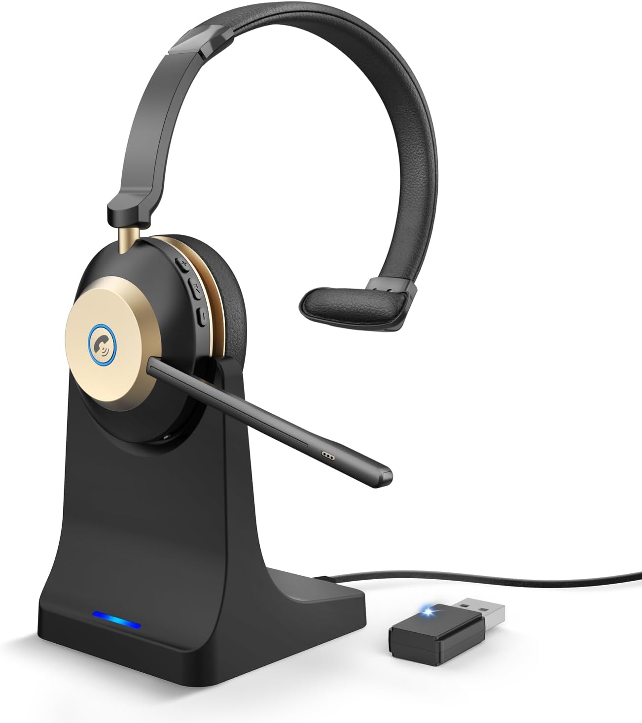 Wireless Headset with Mic, Noi - đánh giá và giá Noise Cancelling Headphone