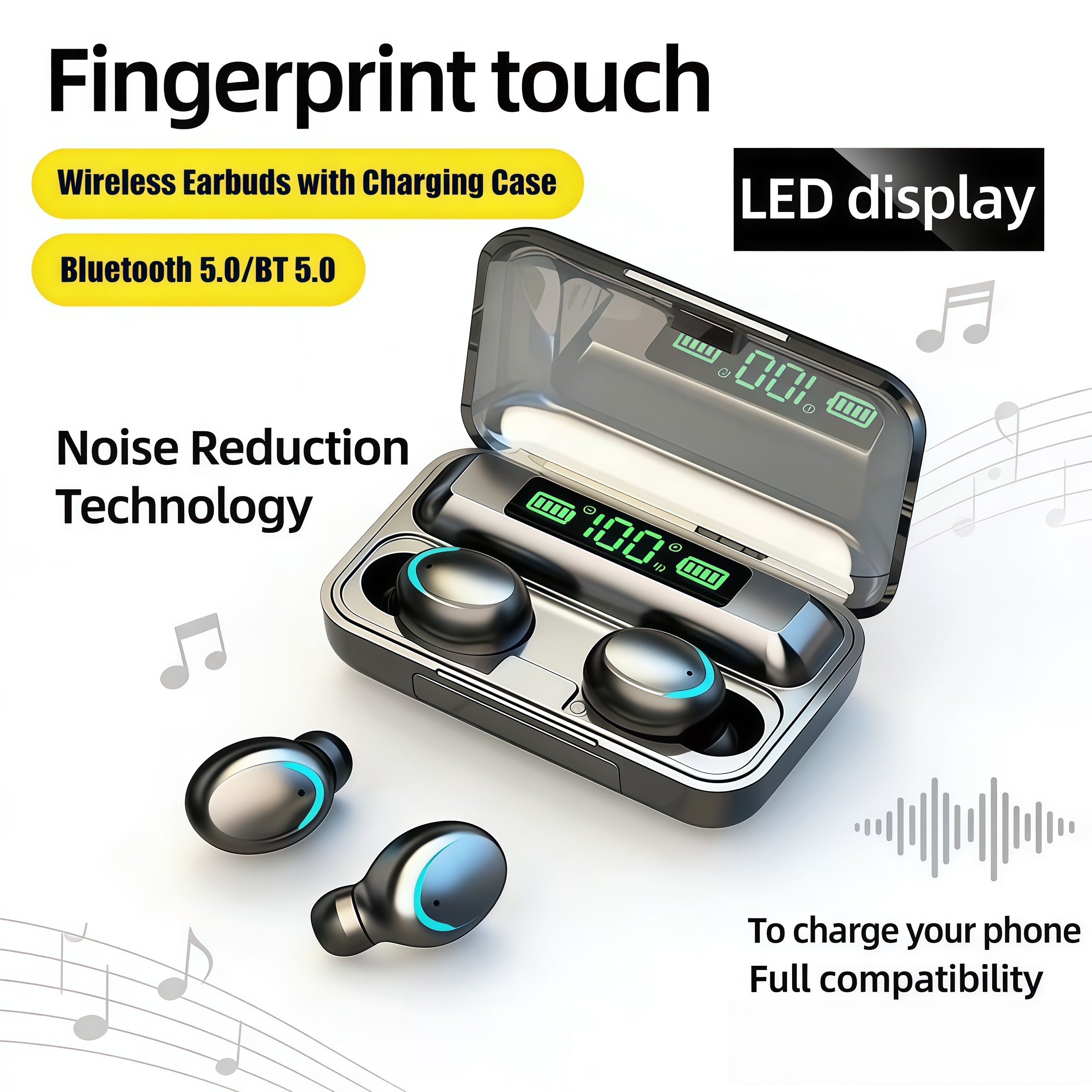 2026 F9 Wireless Earphones LED - đánh giá và giá Bluetooth Headset On Ear