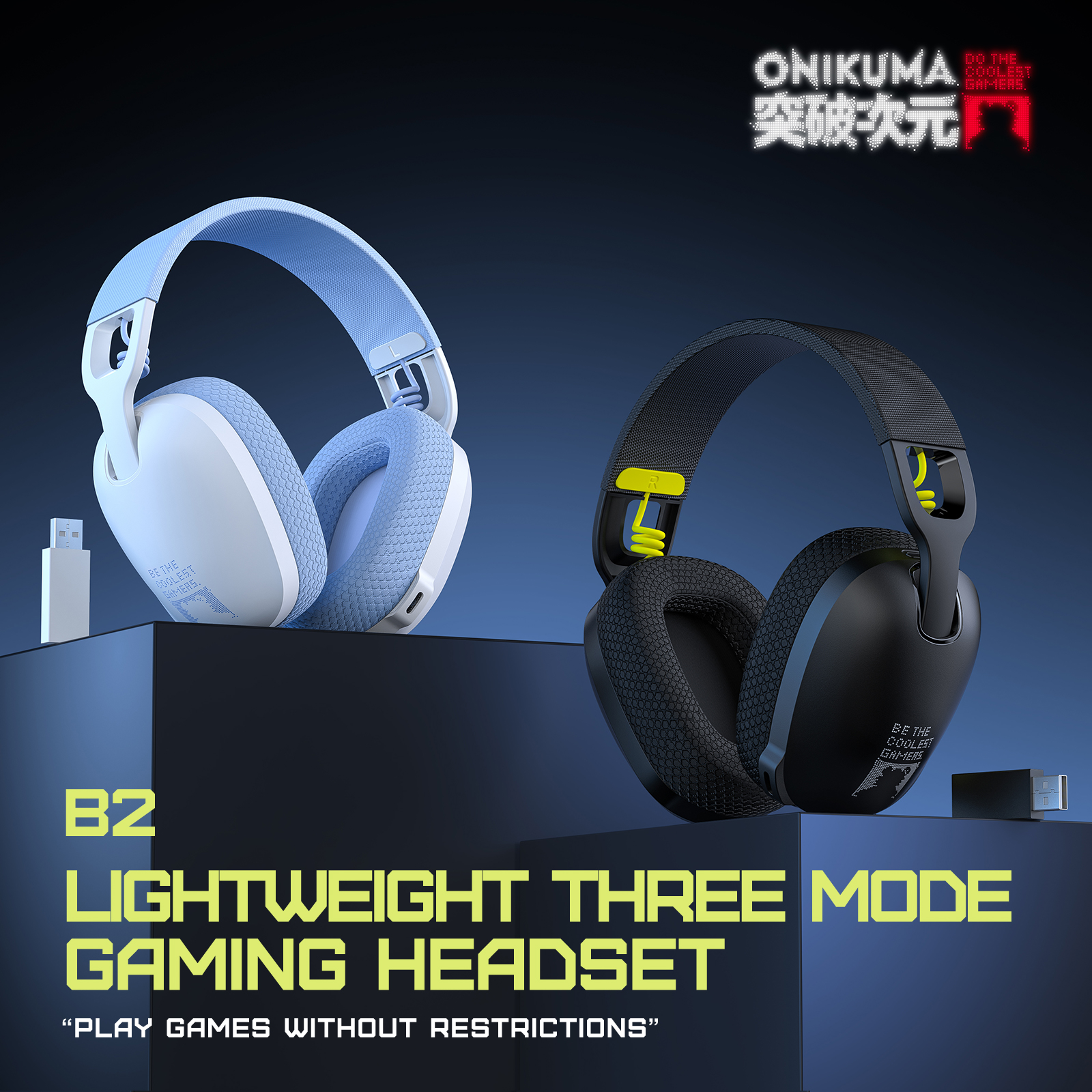 2025 New Onikuma  B2 Wireless  - đánh giá và giá Gaming Headset Rgb
