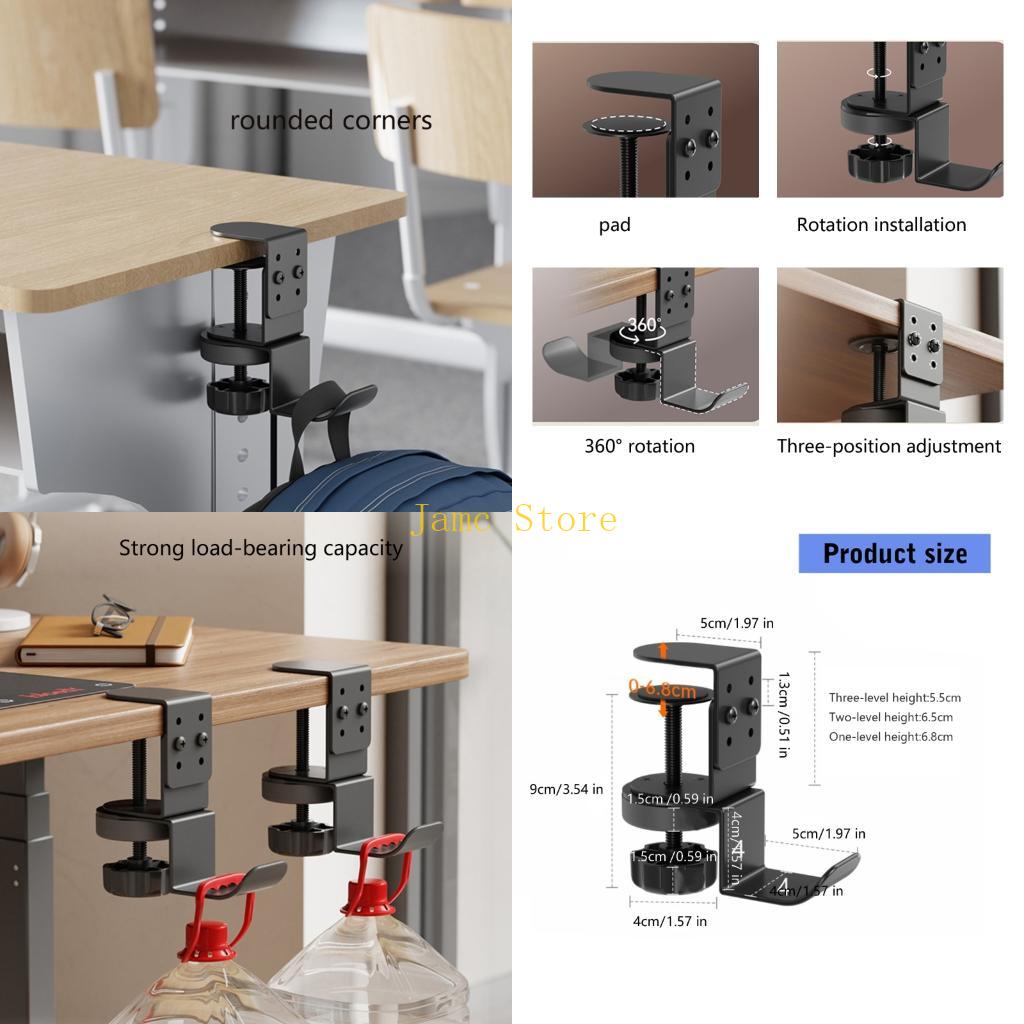 LX0B Heavy Duty 360°Swivel Hoo - đánh giá và giá Headphone Stand Desk