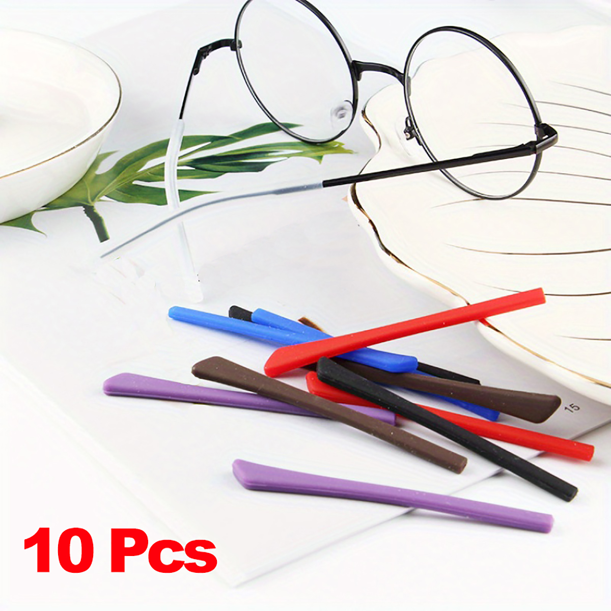 10pcs Eyeglass Replacement Tem - đánh giá và giá Silicone Ear Tip Replacement