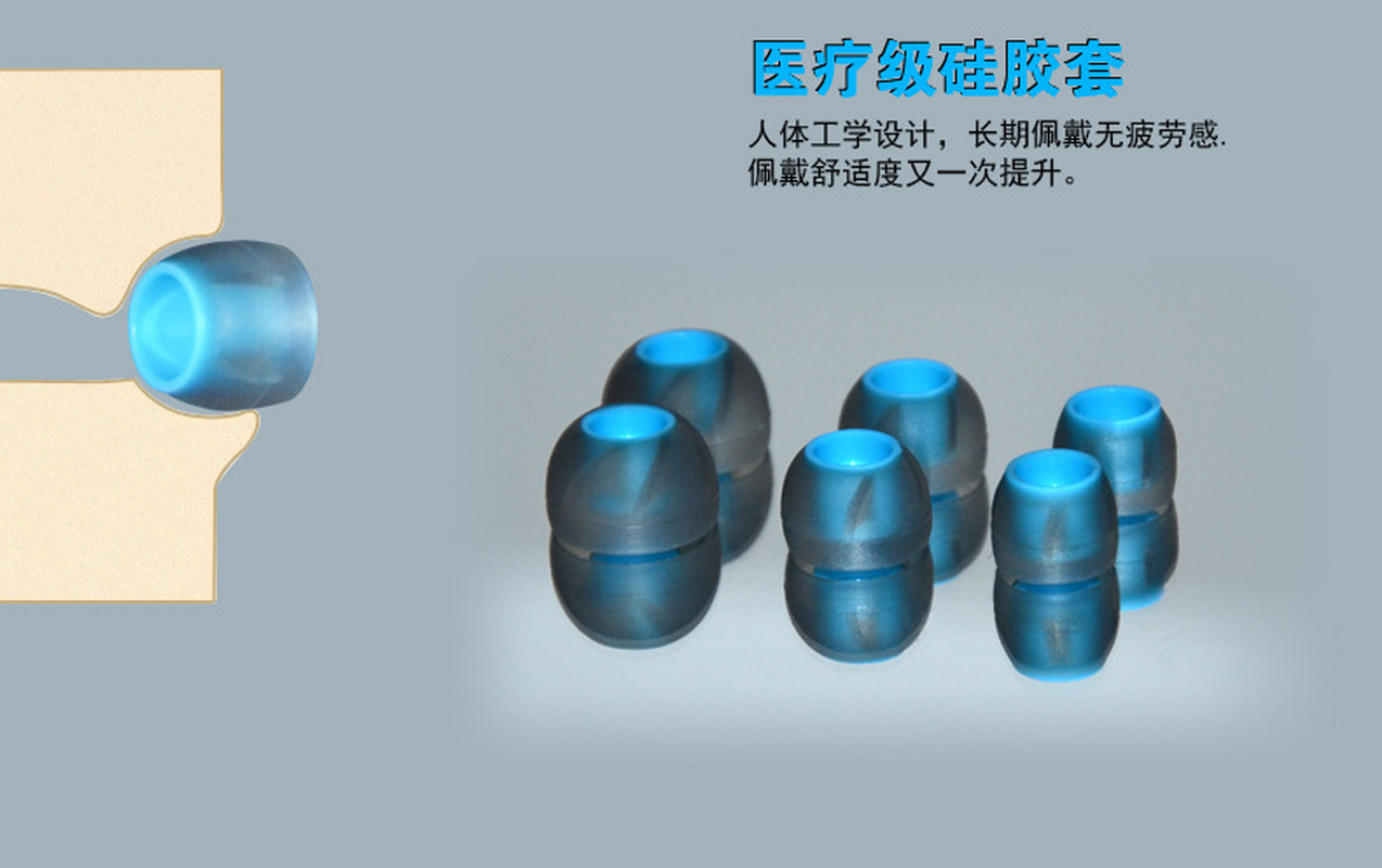 QKZ Spiral Silicone Ear Tips R - đánh giá và giá Silicone Ear Tip Replacement