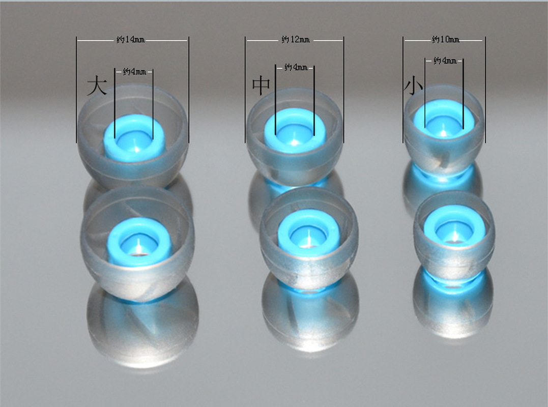 QKZ Spiral Silicone Ear Tips R - đánh giá và giá Silicone Ear Tip Replacement
