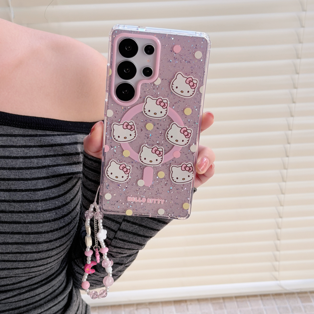 Magnetic Glitter Color Wave Po - đánh giá và giá Headphone Case Hard