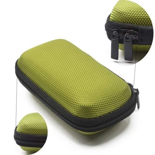 Green Rectangle Shaped Hard Ea - đánh giá và giá Headphone Case Hard