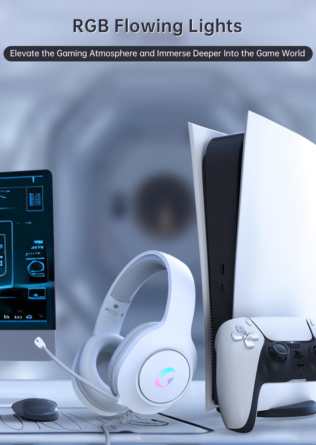 Gaming Headset With 7.1 Surrou - đánh giá và giá Gaming Headset Rgb
