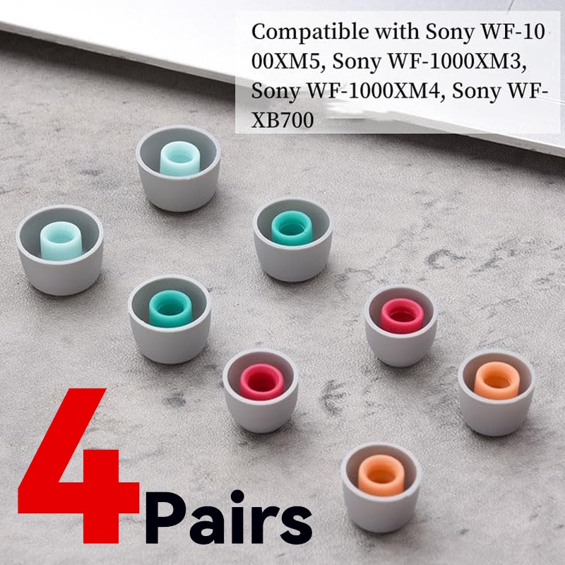 4/1Pairs for Sony Headphone Si - đánh giá và giá Silicone Ear Tip Replacement