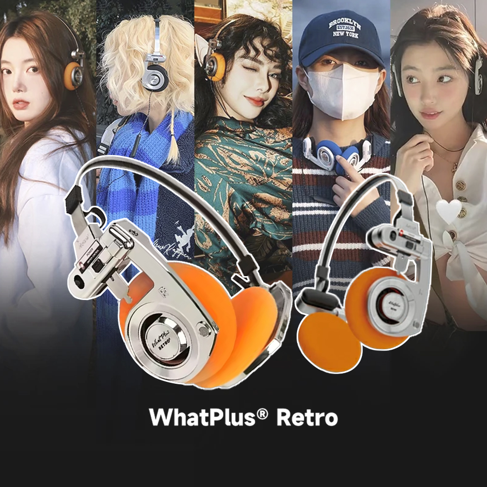 2026 WhatPlus RETRO R3 Bluetoo - đánh giá và giá Bluetooth Headset On Ear