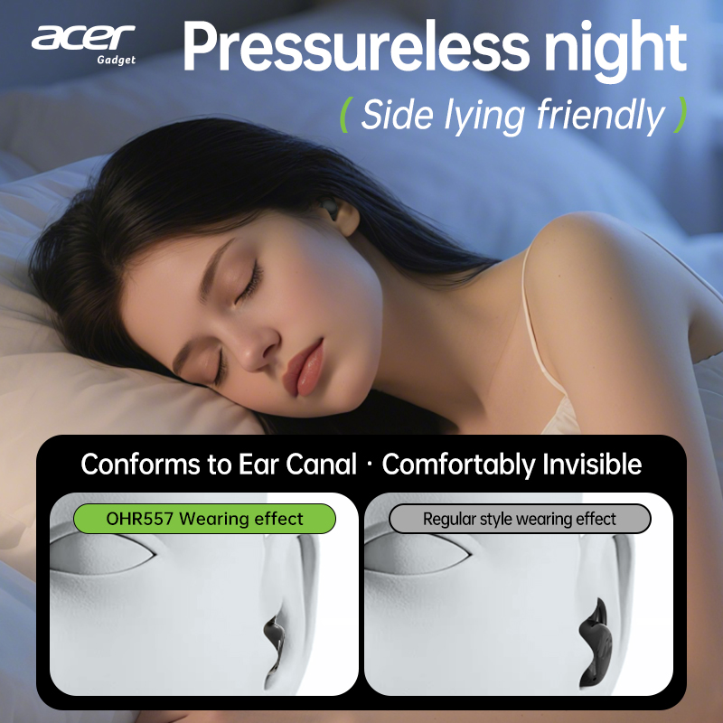 Acer OHR557 Auto Pair Bluetoot - đánh giá và giá Sports Earphone Hook