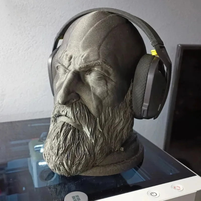 God Of War Kratos Statue Headp - đánh giá và giá Headphone Stand Desk