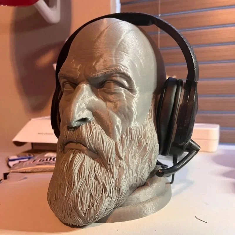 God Of War Kratos Statue Headp - đánh giá và giá Headphone Stand Desk