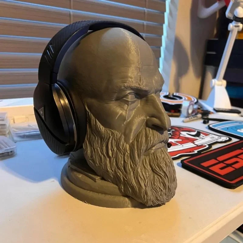 God Of War Kratos Statue Headp - đánh giá và giá Headphone Stand Desk