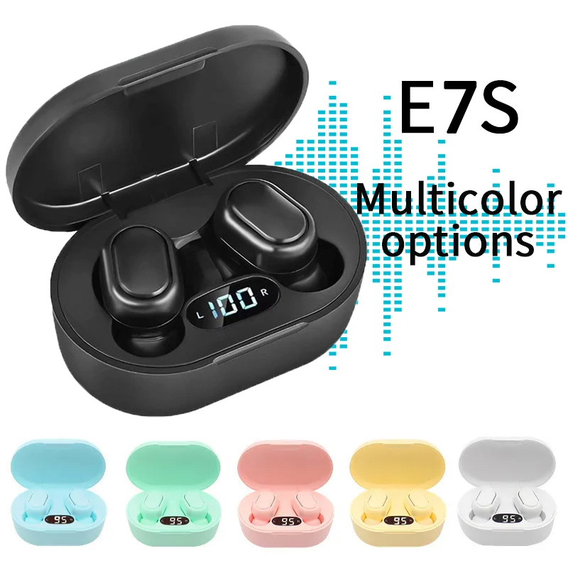 E7S TWS Fone Bluetooth Earphon - đánh giá và giá Bluetooth Headset On Ear