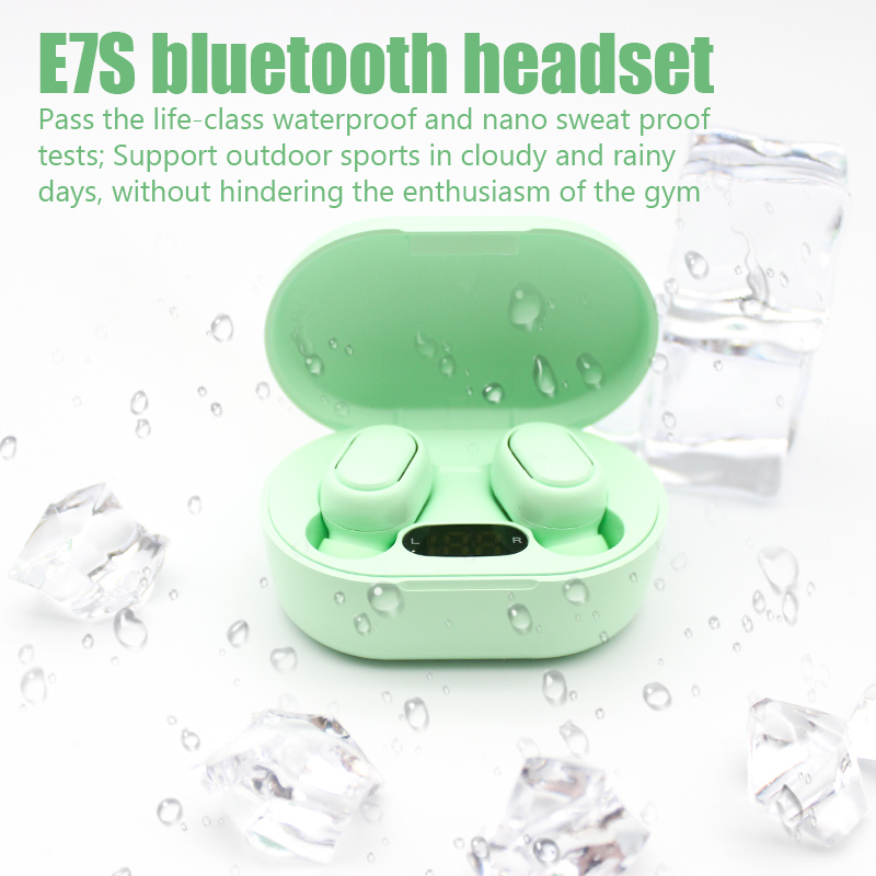 E7S TWS Fone Bluetooth Earphon - đánh giá và giá Bluetooth Headset On Ear