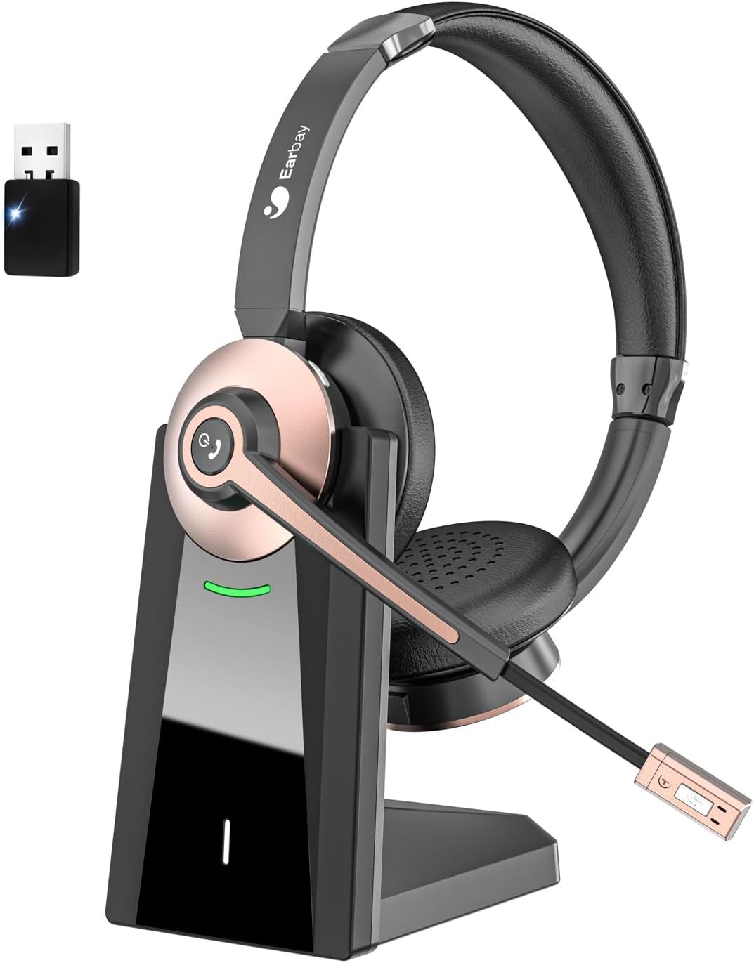 Wireless Headset with Mic, Noi - đánh giá và giá Noise Cancelling Headphone
