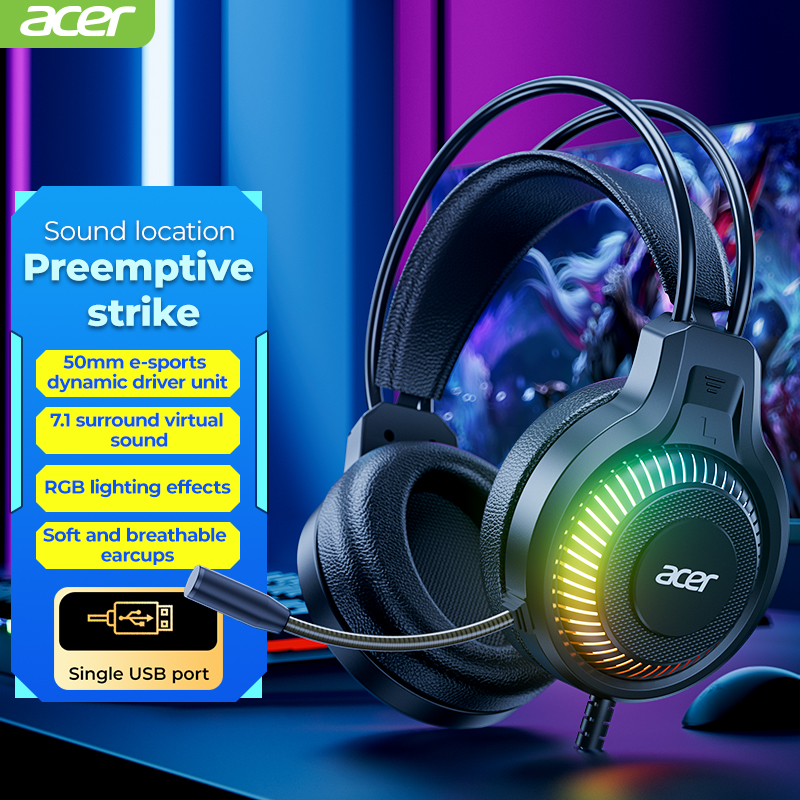 RGB Cool Lighting Wired Earpho - đánh giá và giá Gaming Headset Rgb