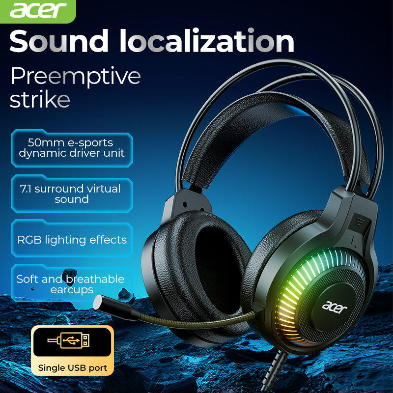 RGB Cool Lighting Wired Earpho - đánh giá và giá Gaming Headset Rgb