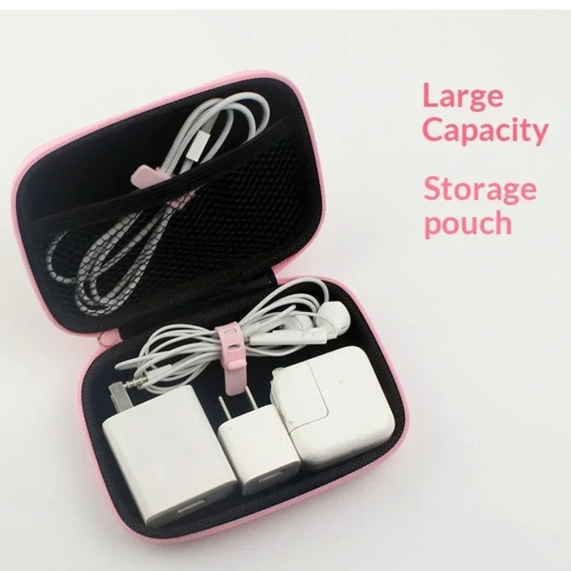 hello kitty Cartoon Data Cable - đánh giá và giá Headphone Case Hard