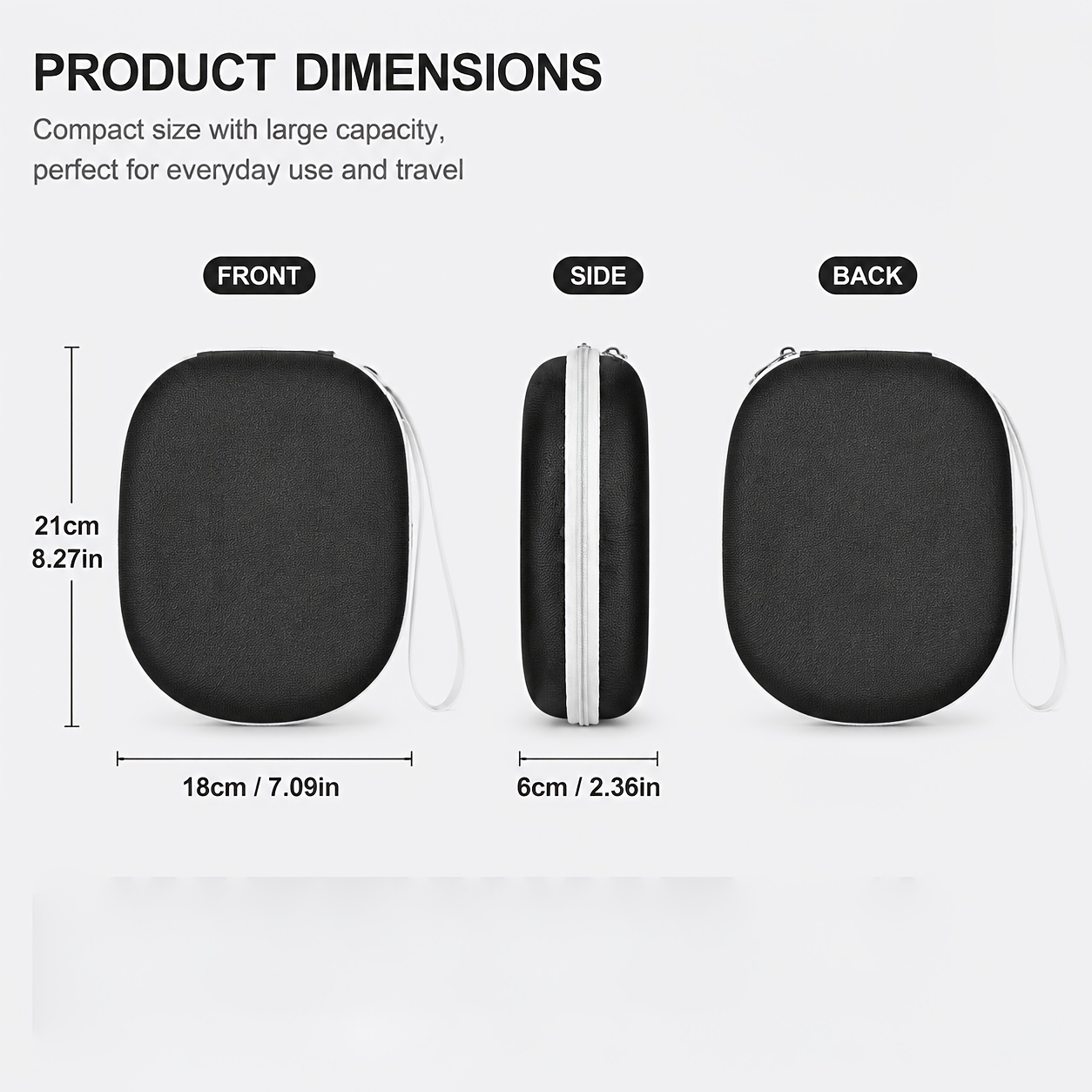 Portable Headphone Storage Cas - đánh giá và giá Headphone Case Hard