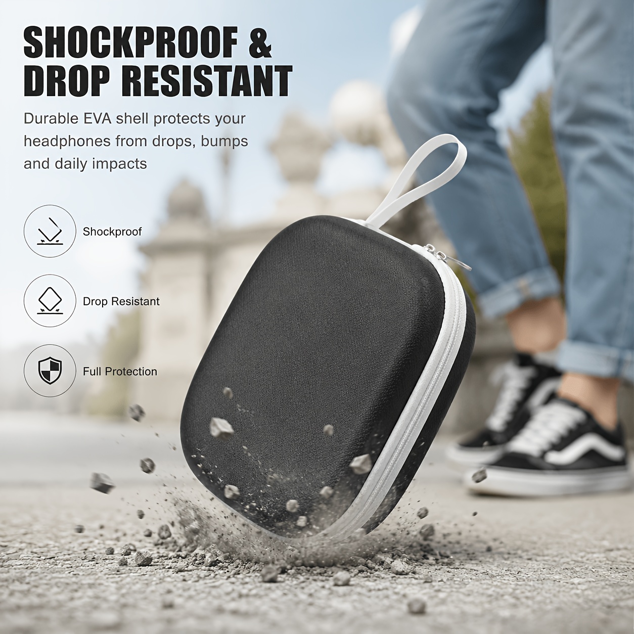 Portable Headphone Storage Cas - đánh giá và giá Headphone Case Hard