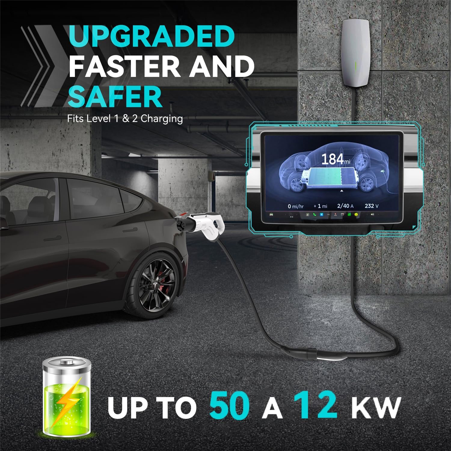 WUFEN Tesla Electric Vehicle C - đánh giá và giá Cable Extension 3.5
