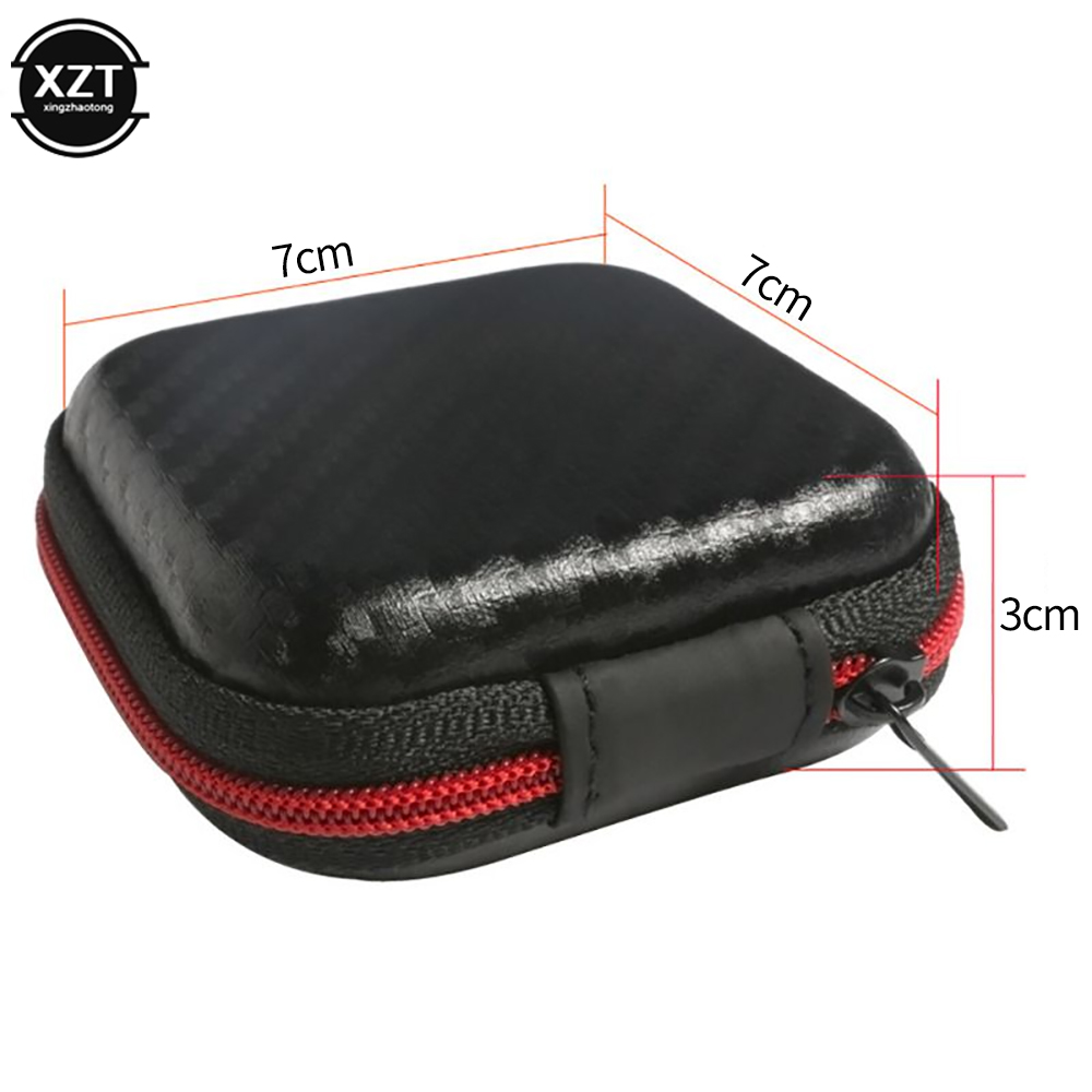 Headphone Bag Mini Zipper Squa - đánh giá và giá Headphone Case Hard