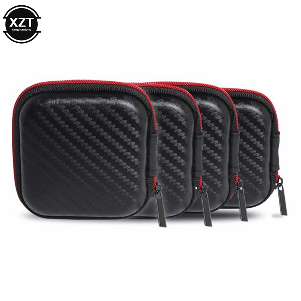 Headphone Bag Mini Zipper Squa - đánh giá và giá Headphone Case Hard