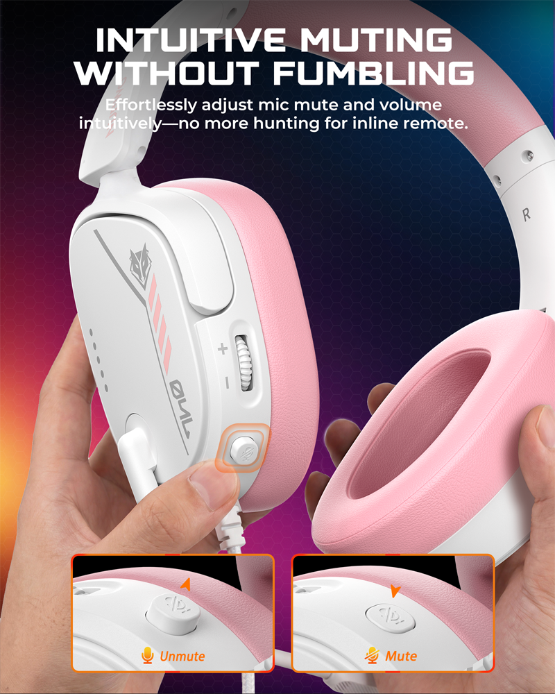 NUBWO HG04L Gaming Headset for - đánh giá và giá Gaming Headset Rgb