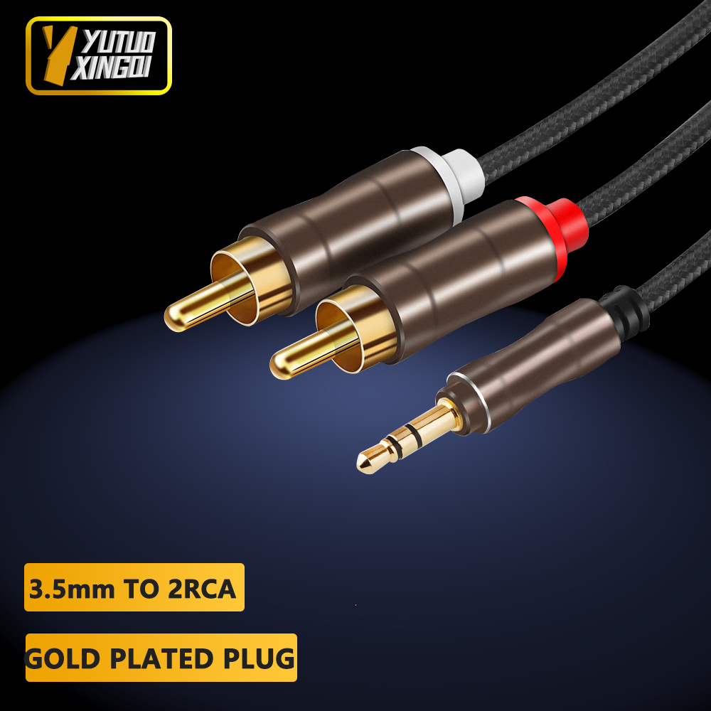 3.5 mm To 2RCA Double Lotus Au - đánh giá và giá Cable Extension 3.5