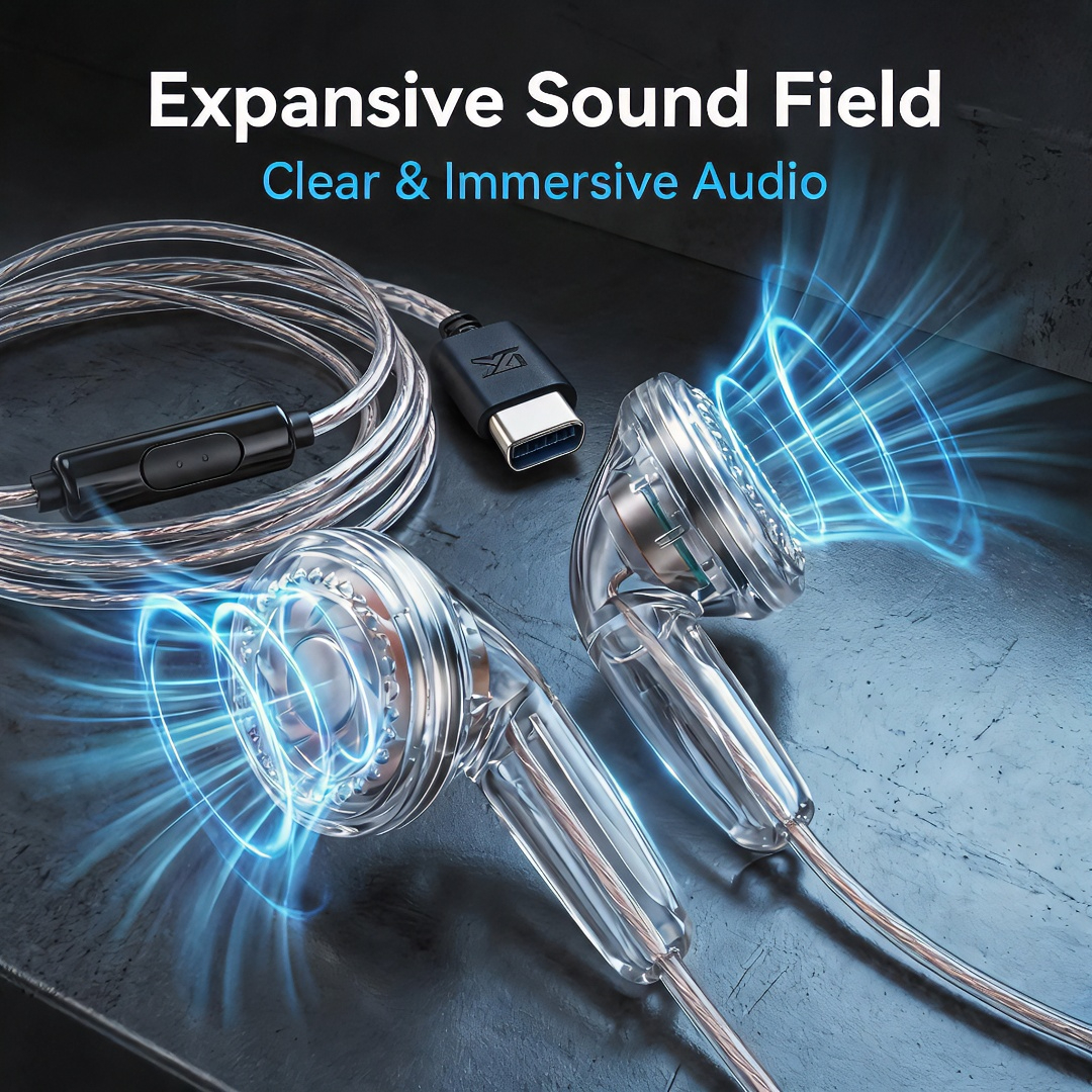 Type-C Wired Earbuds Retro Loo - đánh giá và giá Wired Earphone Mic